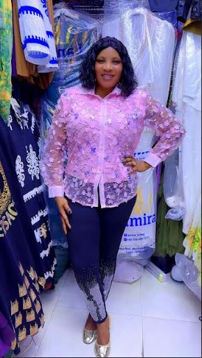 Sheer Elegance Pink Top